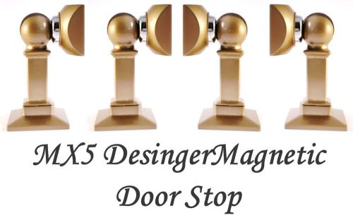 Lot of 4 ~ MX-5  Commercial Grade *MAGNETIC* Door Stops / Holder