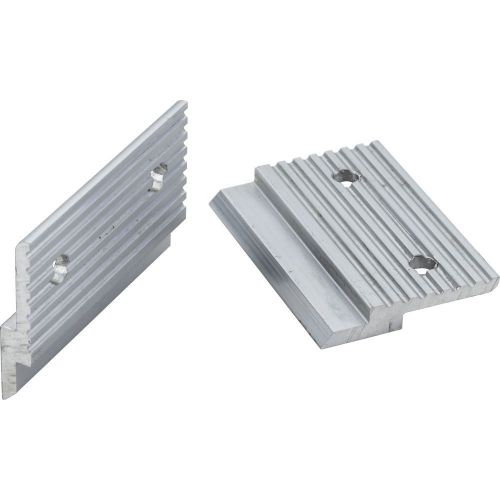 Box of 50 Pair-  Z-shaped Aluminum Panel Connectors. 1-3/8&#034; x 2&#034;-  # 200-Z