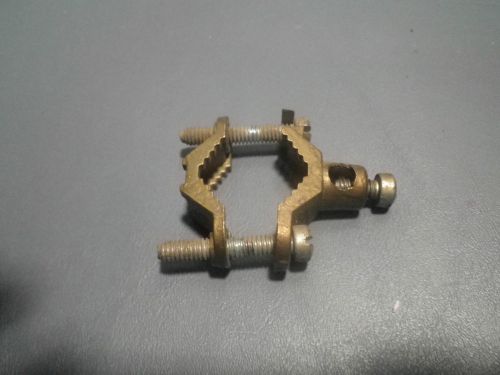 Halex pipe ground clamp brass for sale