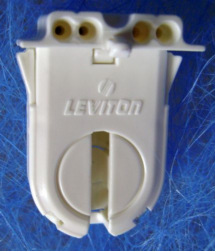 LEVITON 13653-WP NON SHUNTED SNAP IN LOW PROFILE T8 T12 FLUORESCENT LAMPHOLDER