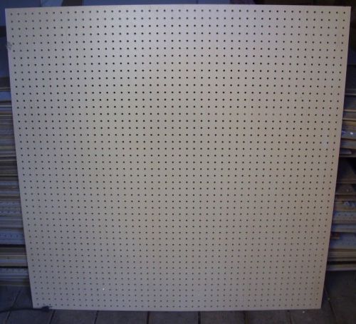 Commercial Grade Pegboard 1/4&#034; Thick. 1/4-in round holes Your Choice of sizes