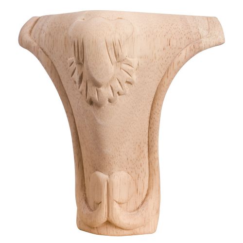Set of 2- Acanthus  Furniture or Cabinet Legs-  3-1/2&#034; x 3-1/2&#034; x 5&#034;  # WLC50