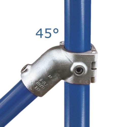Kee Safety A12-8 Split 45 Degree Single Socket Tee Galvanized Steel 1-1/2&#034; IPS