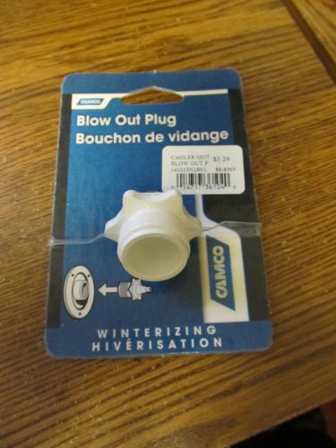 Camco 36103 Blow Out Plastic Plug, White