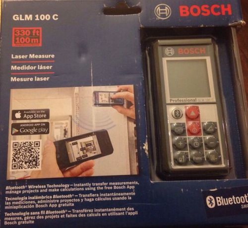 Bosch 330 Ft. Laser Distance and Angle Measurer GLM100C NEW