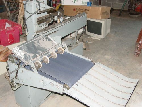 ROSBACK 202 DOUBLE HEAD SADDLE STITCHER BOOK BINDING MACHINE WILL SELL PARTS