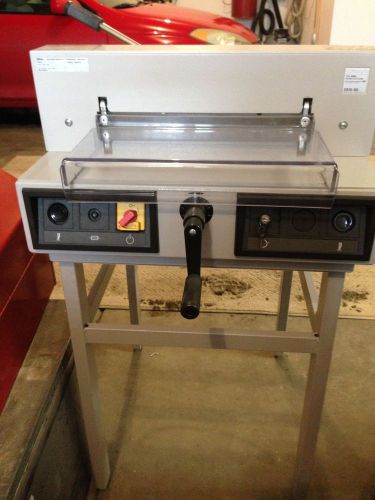 MBM Electric Paper Cutter - Ideal Triumph Model 3915-95 with Stand