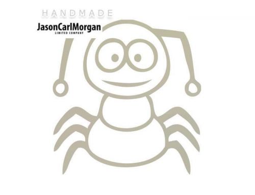 JCM® Iron On Applique Decal, Insects Silver