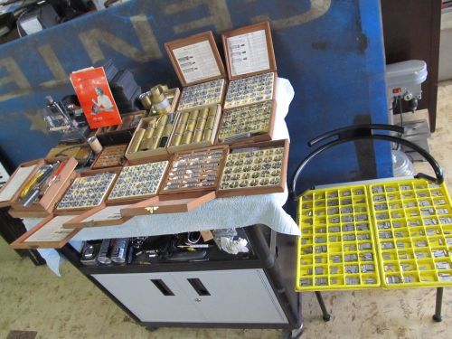 Kingsley Stamping Machine System, Lots of Type sets, Foil, etc.