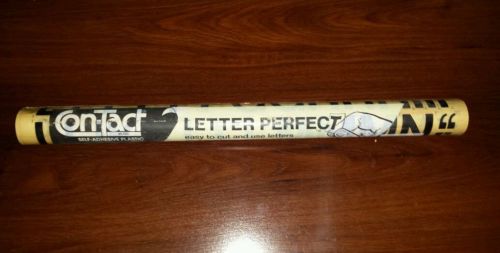 Vintage rubbermaid new Letter perfect Contact self adhesive letters and numbers