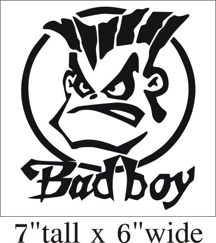 Bad Boy Funny Car Truck Bumper Vinyl Sticker Decal Decor Art Gift -1694