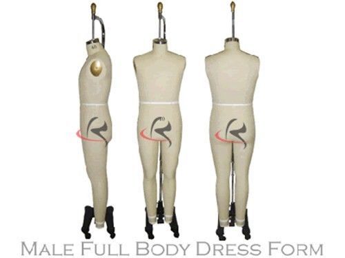 Professional working dress form, male mannequin,full size 40, w/legs for sale