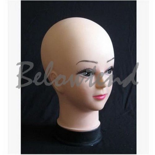 PVC Plastic Props Womens Femal Makeup Practice Mannequin Head FOR Wigs Hats G