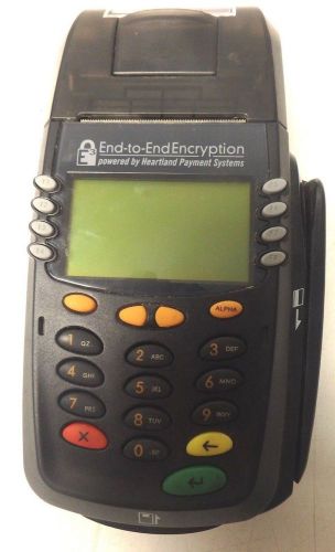 Heartland payment systems pos card reader terminal hps-e3-t1-bh4ygd1hb - tested for sale
