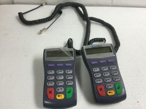 Lot of 2 verifone  pin pad for vx510le vx570 omni 3730 5100 5700 5750 pinpad for sale