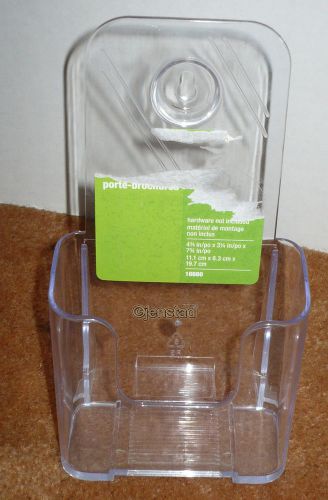 Store display clear acrylic fixture brochure pamphlet leaflet holder 4.38x3.25x7 for sale