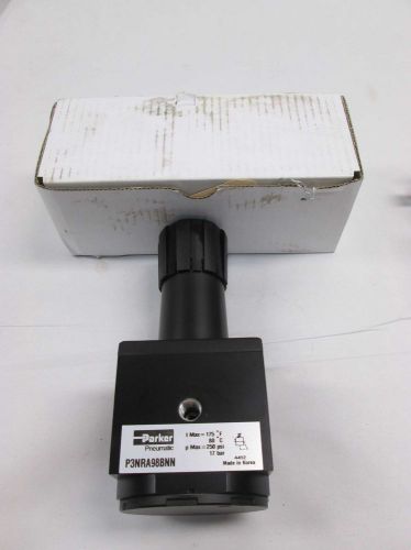 NEW PARKER P3NRA98BNN 250PSI 1IN NPT PNEUMATIC REGULATOR D405344