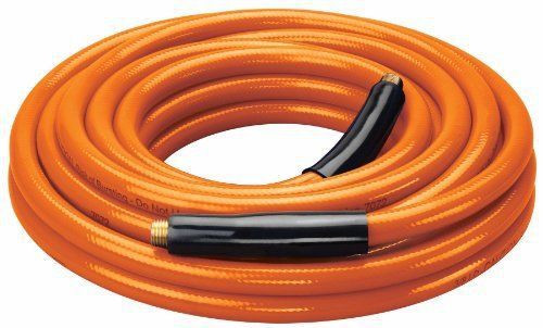 Amflo 558-25a orange 300 psi pvc air hose 3/8&#034; x 25&#039; with 1/4&#034; mnpt end new for sale