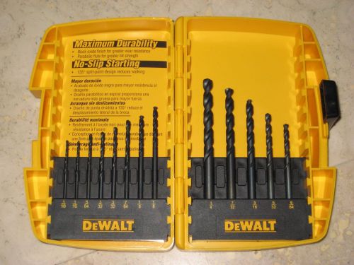 Dewalt    13 pc + case no-slip drill bit set for sale