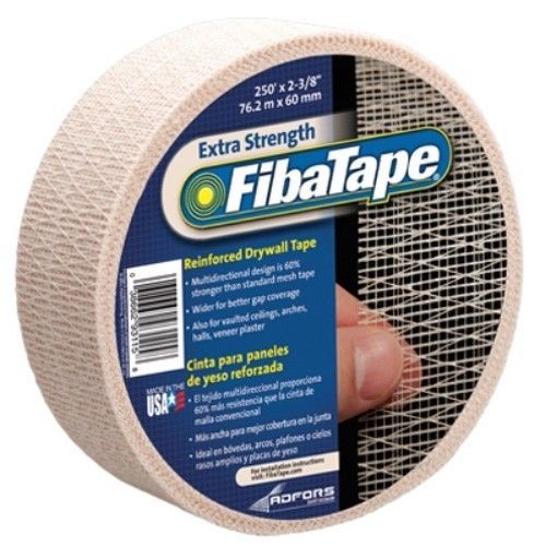 St. Gobain, Fibatape, 2-3/8&#034; x 250&#039;, Extra Strength Fiberglass Drywall Tape