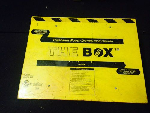 Temp power &#034;The Box&#034; PB103-SGF  Leviton Portable Power Distribution Center