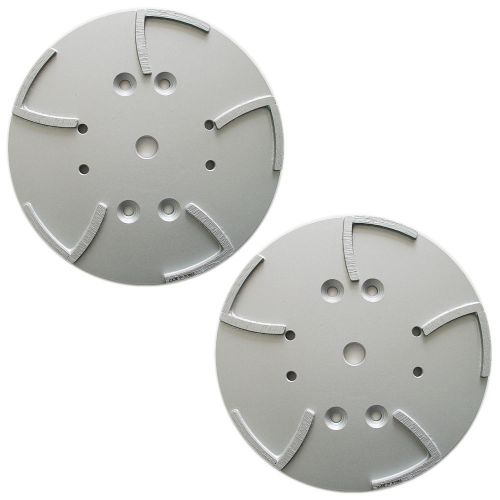 2PK 10” Concrete Grinding Head Disc Plate for Edco Floor Grinder - 10 Segments
