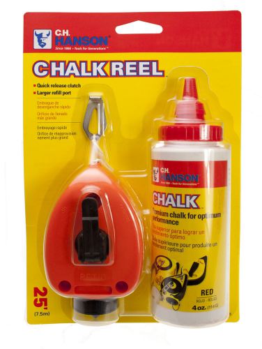 CH Hanson 11025 25&#039; reel with 4 oz. Red Chalk