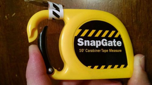 Snapgate tape measure 10&#039; feet 3m carabiner standard metric clip measuring tape for sale