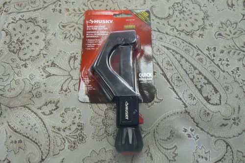 HUSKY AUTO RELEASE 2 in TUBE CUTTER Pipe Cutter with bonus extra cutter wheel