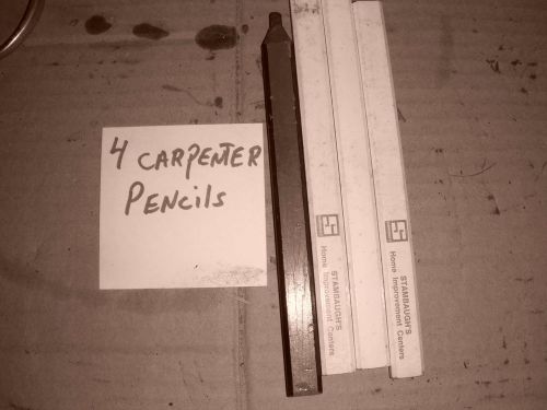 4 Carpenter Pencils
