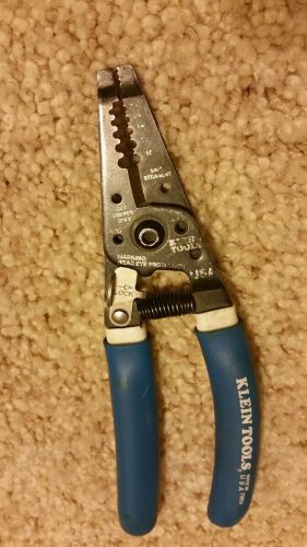 KLEIN TOOLS 11054 WIRE STRIPPER/CUTTER USED