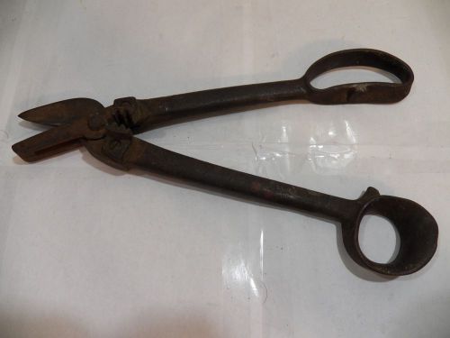 Antique Heavy Duty Wire Cutters Crimping Scissors Tool Steel Metal Pex 10 No. 2