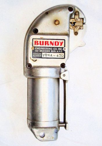 Burndy pneumatic hand-held crimper  uses burndy n dies for sale