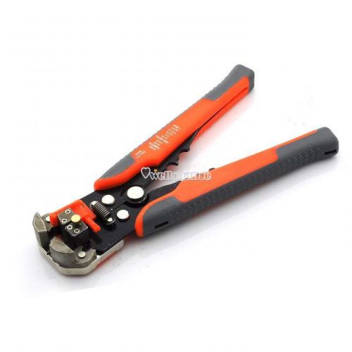 Automatic Wire Crimper Stripper Tool Long Nose Side Cutter Pliers Kit Red W3LE