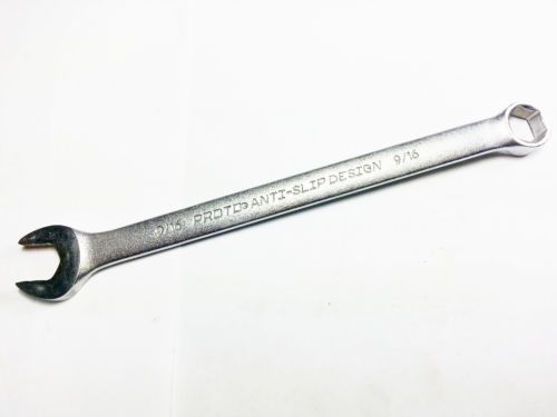 9/16&#034;  Proto Anti-Slip 1218HASD 12 Point Combination Wrench (N 773)