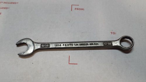 Proto 1218 Combination Wrench 9/16&#034;