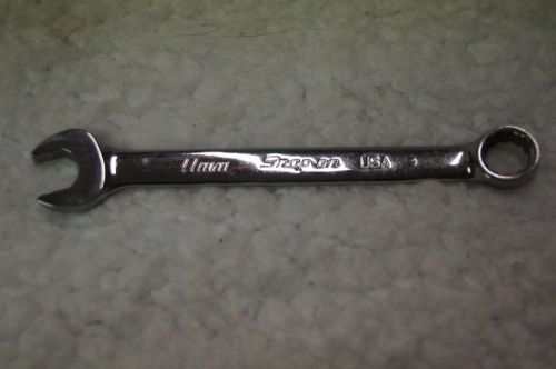 SNAP ON NEW METRIC FLANK DRIVE PLUS COMBINATION WRENCH 11MM 12 POINT SOEXM110