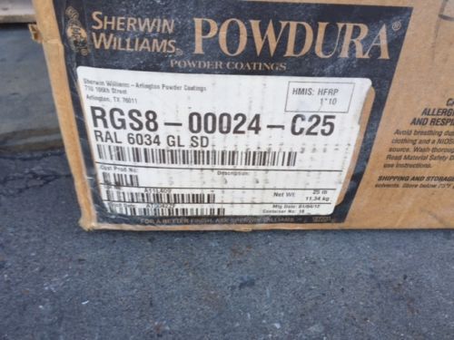 18 lbs Aqua  RAL 6034 Powdercoat Paint