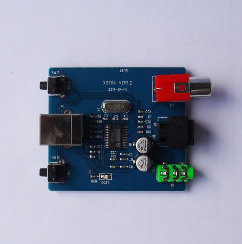 1Pcs PCM2704 USB DAC to S/PDIF Sound Card Decoder Board Module Analog Output