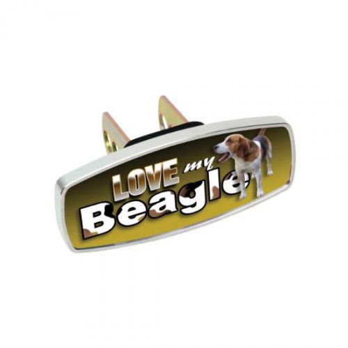 HitchMate 4234 Premier Series HitchCap - &#034;Love My Beagle&#034;