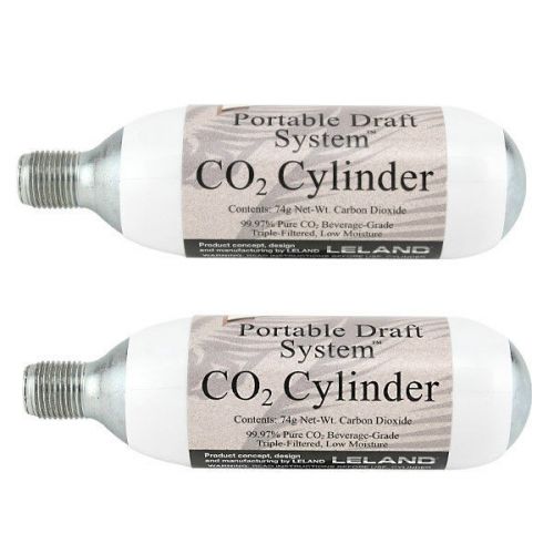 1/4 Keg CO2 Refill Bulbs for the Leland CO2 PicnicTap™ - 2 PACK - Keg Bar Pump