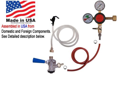 Draft Beer Kegerator Kit, 1 Faucet Party Kit, Premium, CK1100