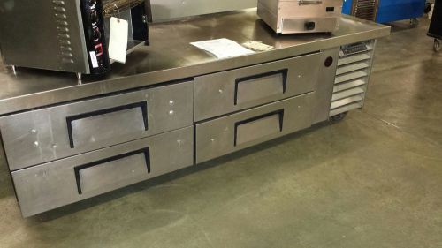 True refrigerated grill stand (chef base) 4 drawers 86&#034; for sale