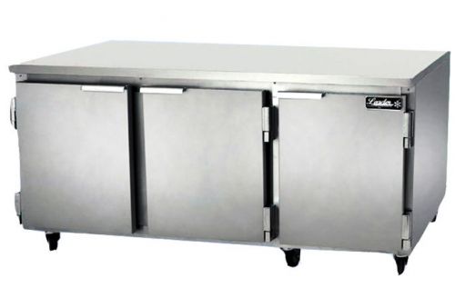 Leader esfb72- 72&#034; low boy freezer undercounter refrigerator stainless steel for sale