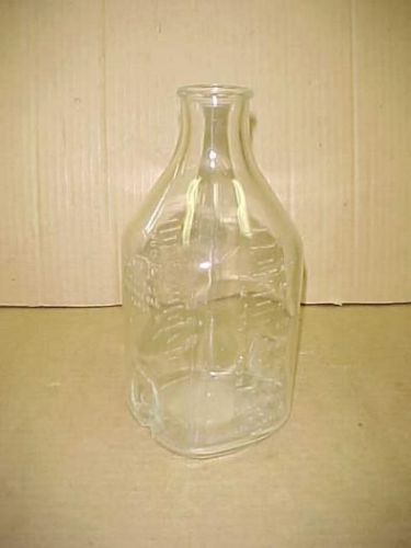 Vtg pyrex glass medical hospital iv bottle 1000 ml 1 liter wine carafe? flask for sale