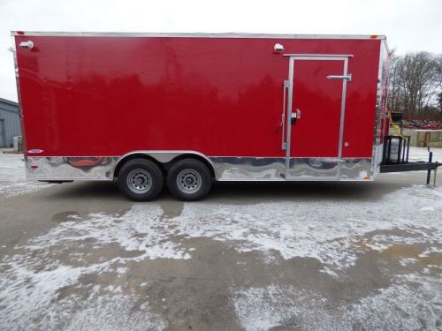 Concession Trailer 8.5&#039;x20&#039; Red - Custom Vending Food Catering