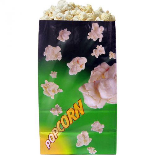 Benchmark USA 41230 Popcorn Butter Bags 130 oz. Green 100 Count