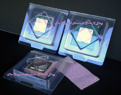 Processor cpu clamshell for intel amd ic&#039;s devices +anti static foam new qty 50 for sale
