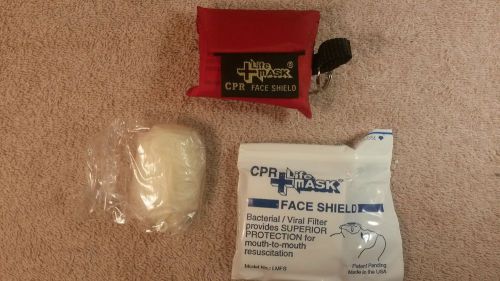 Lifemask CPR Face Shield Keychain - Red