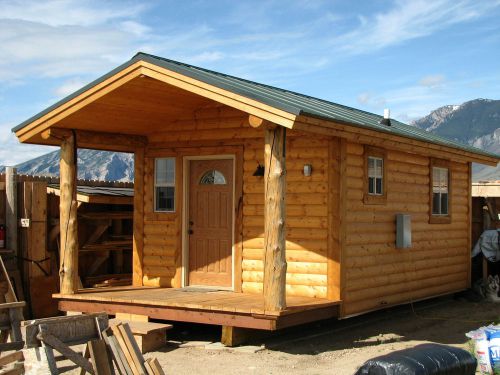 Cabin 12x20 w/6&#039; porch tiny house guest/hunting/fishing 240 sq ft